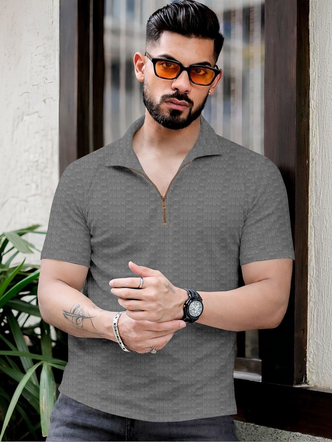 Moda Rapido Men Polo Collar T-shirt - view 1