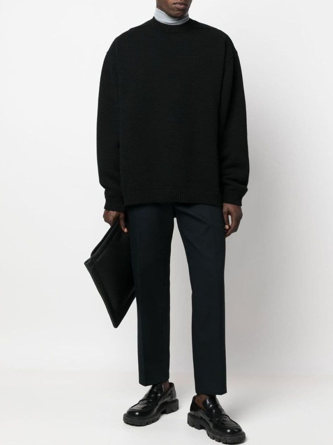 Studio Nicholson Black Wool Sweater - view 1