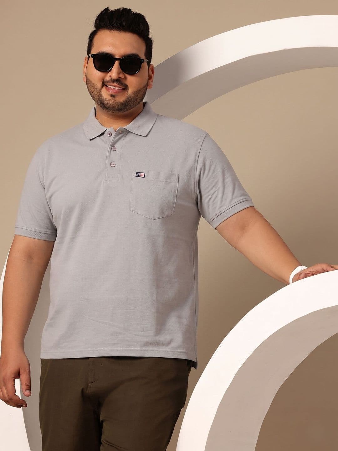 SANDPIPER Men Polo Collar Pockets T-shirt - view 1