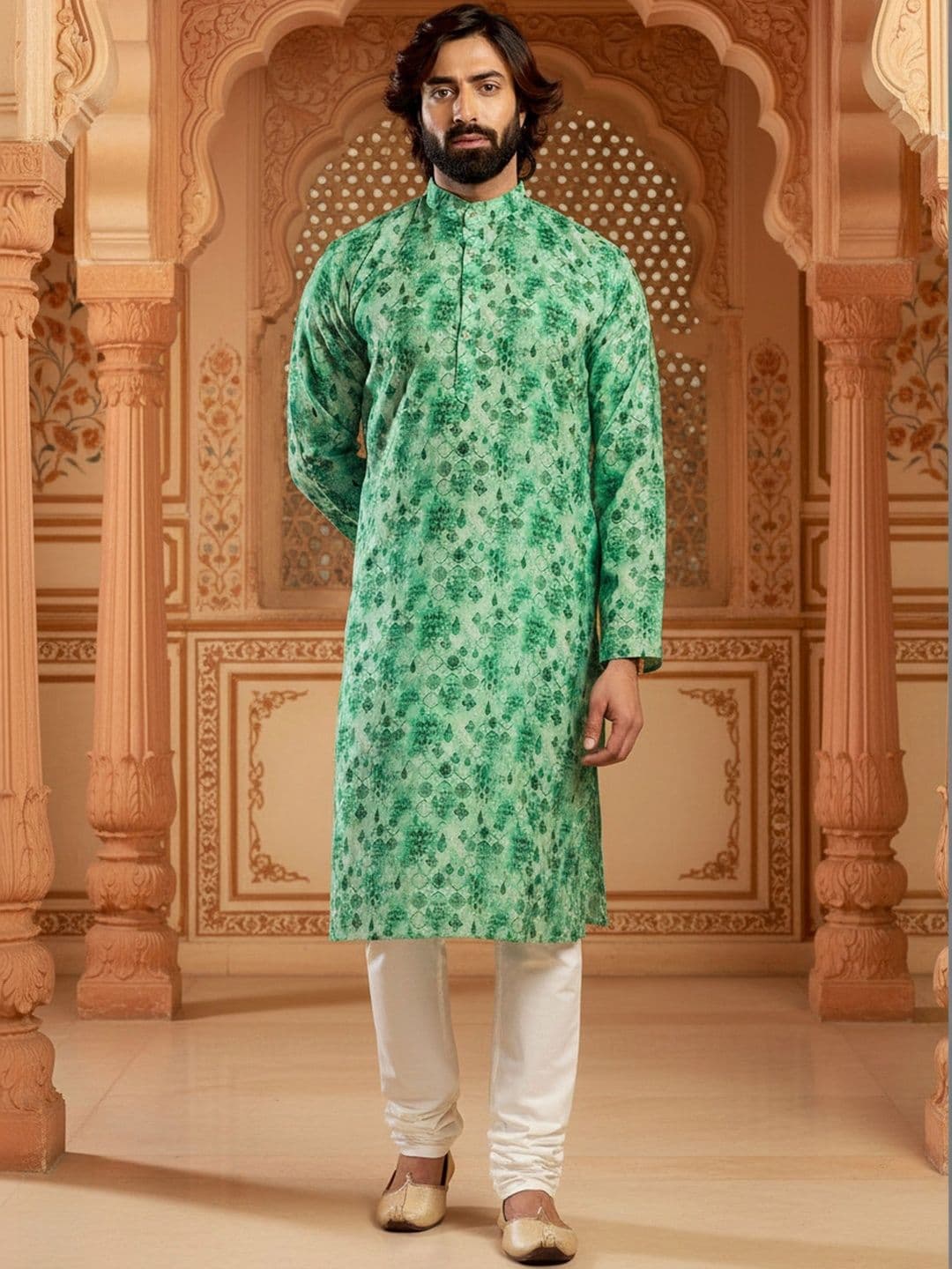 RANGRAAG Men Ethnic Motifs Printed Kurta - view 1