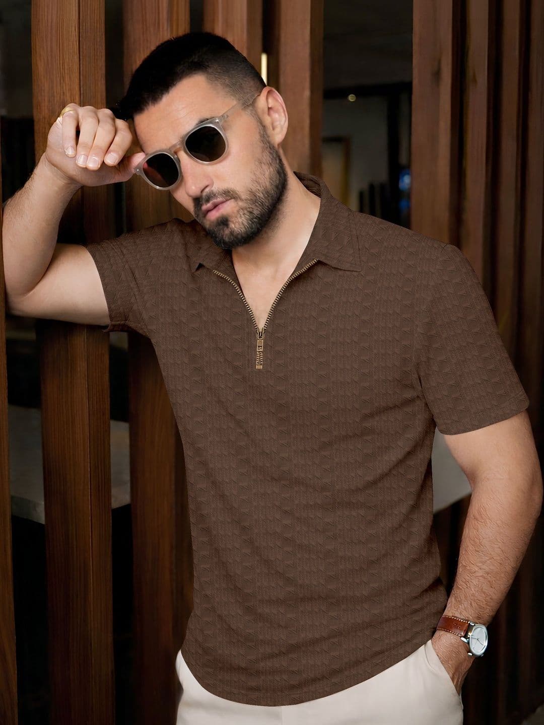 Moda Rapido Men Polo Collar T-shirt - view 1