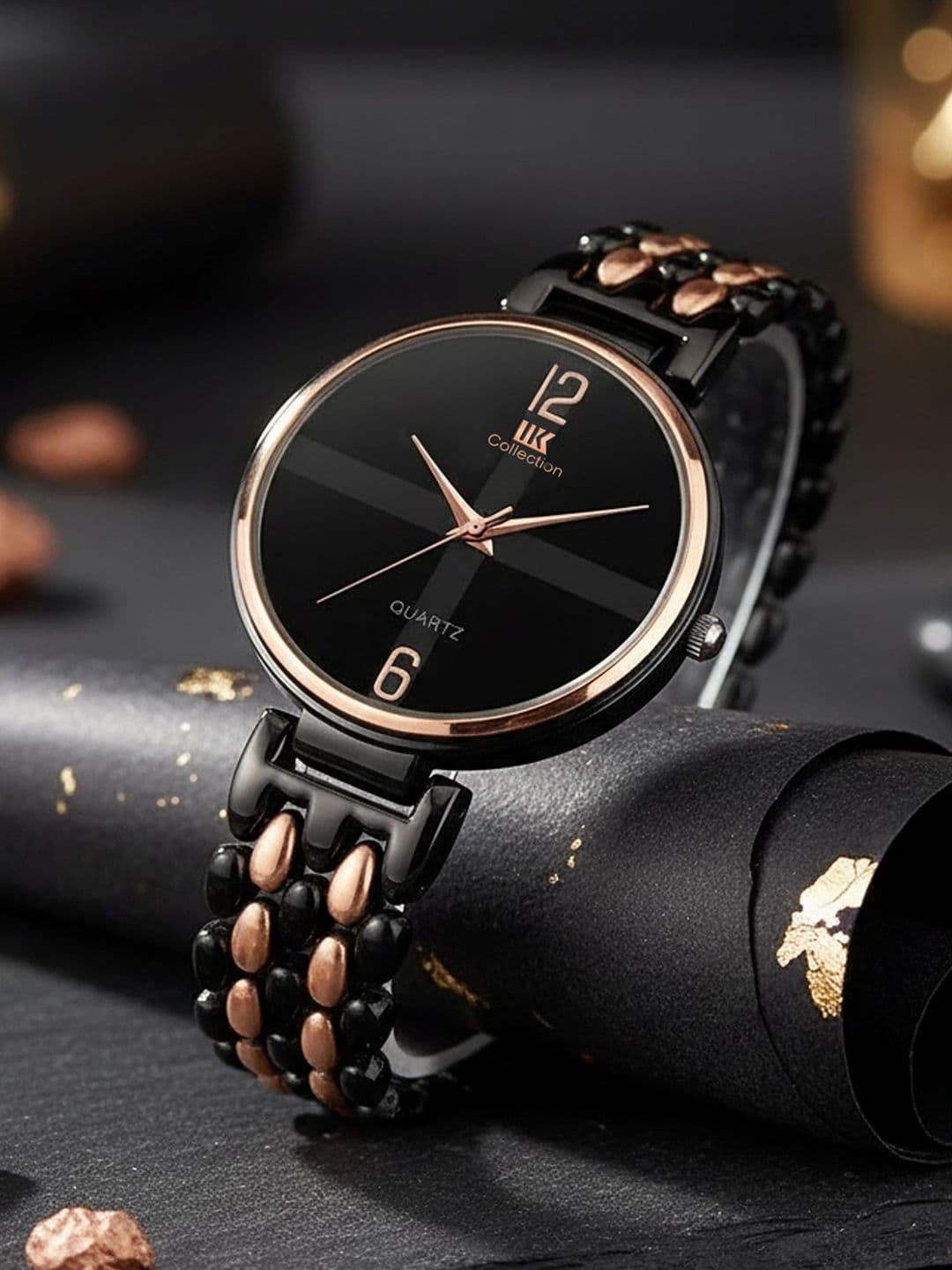 IIK COLLECTION Women Round Dial Bracelet Style Straps Analogue Watch - view 1