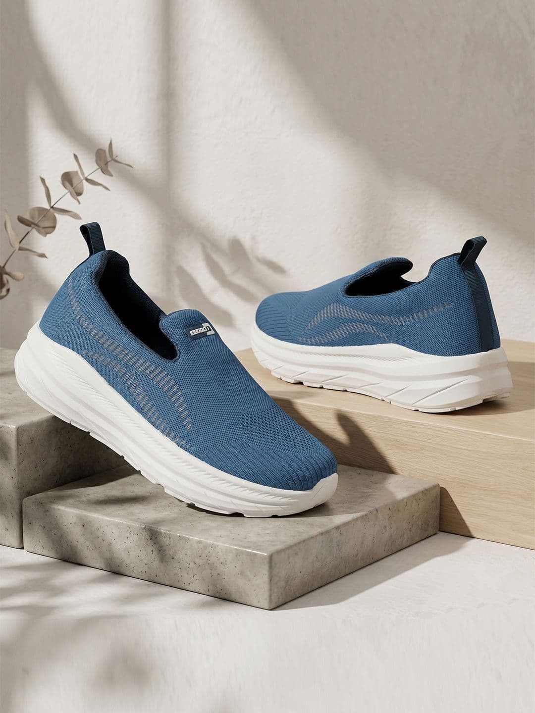 Liberty Men Textile Walking Non-Marking Shoes - view 1
