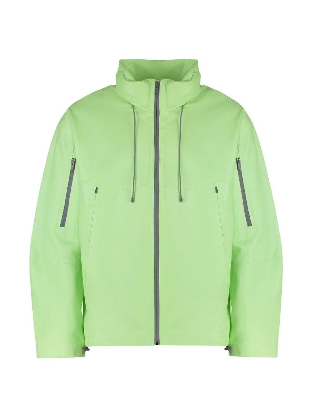 Givenchy Green Zipped Hooded Jacket - view 1