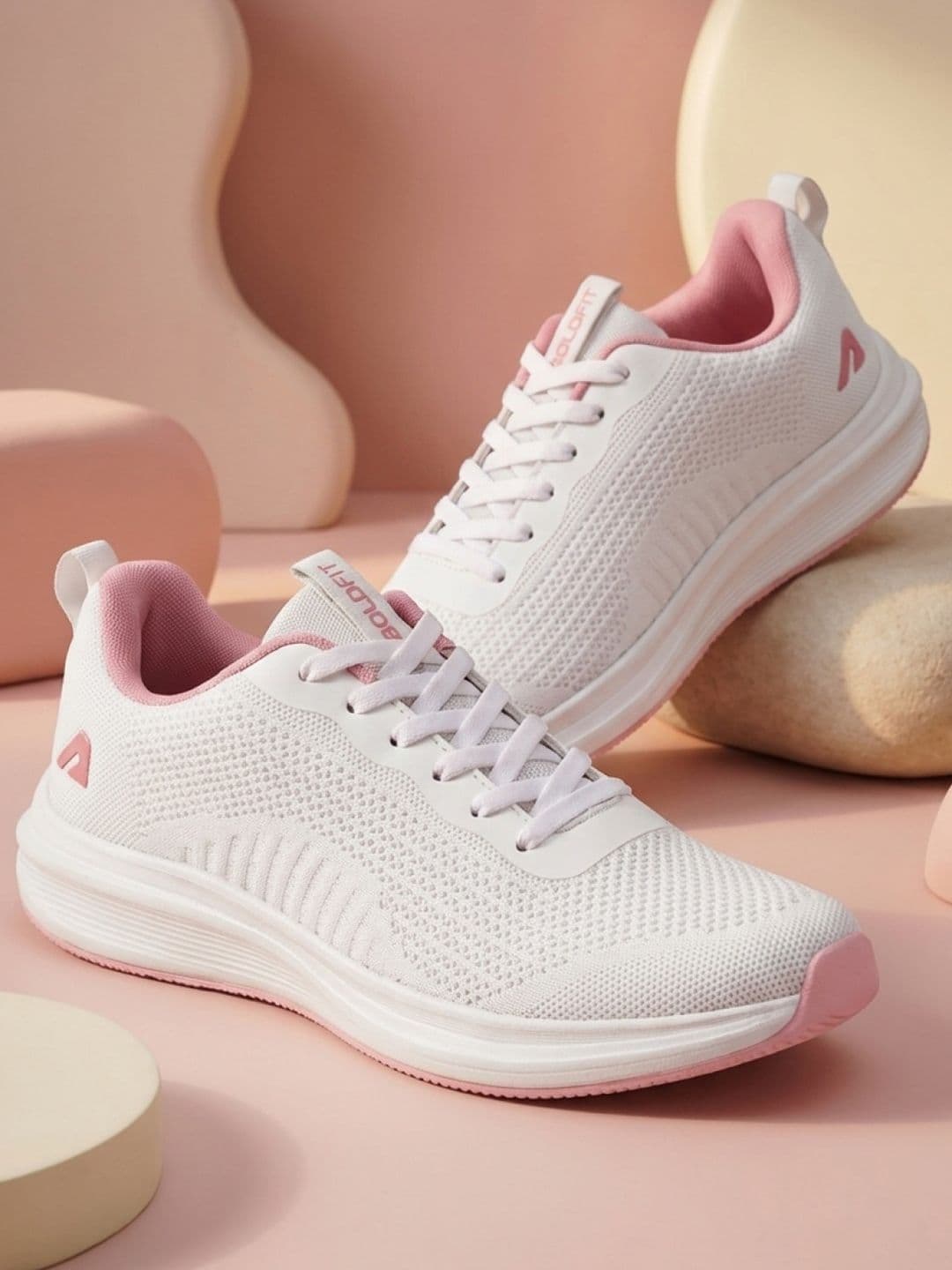 BOLDFIT Women White Progressx Running & Walking Sports Shoes - view 1