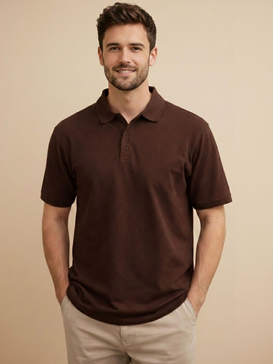 The Roadster Lifestyle Co Cotton Polo Collar Tshirts - view 1