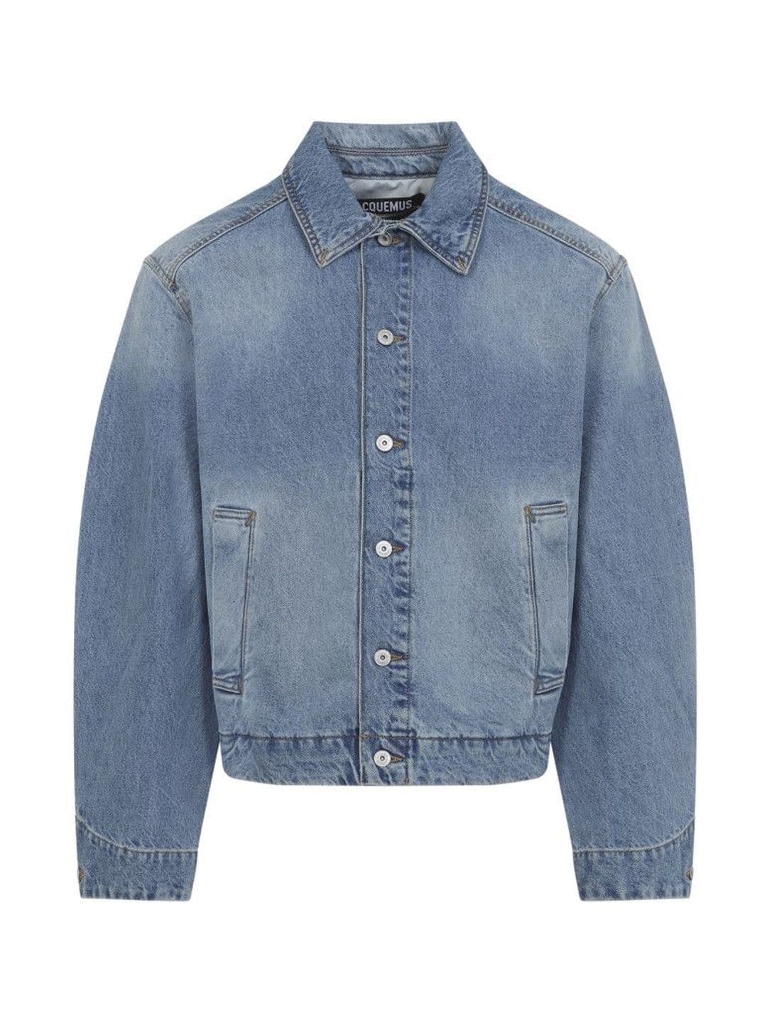 Jacquemus Blue Buttoned Denim Jacket - view 1