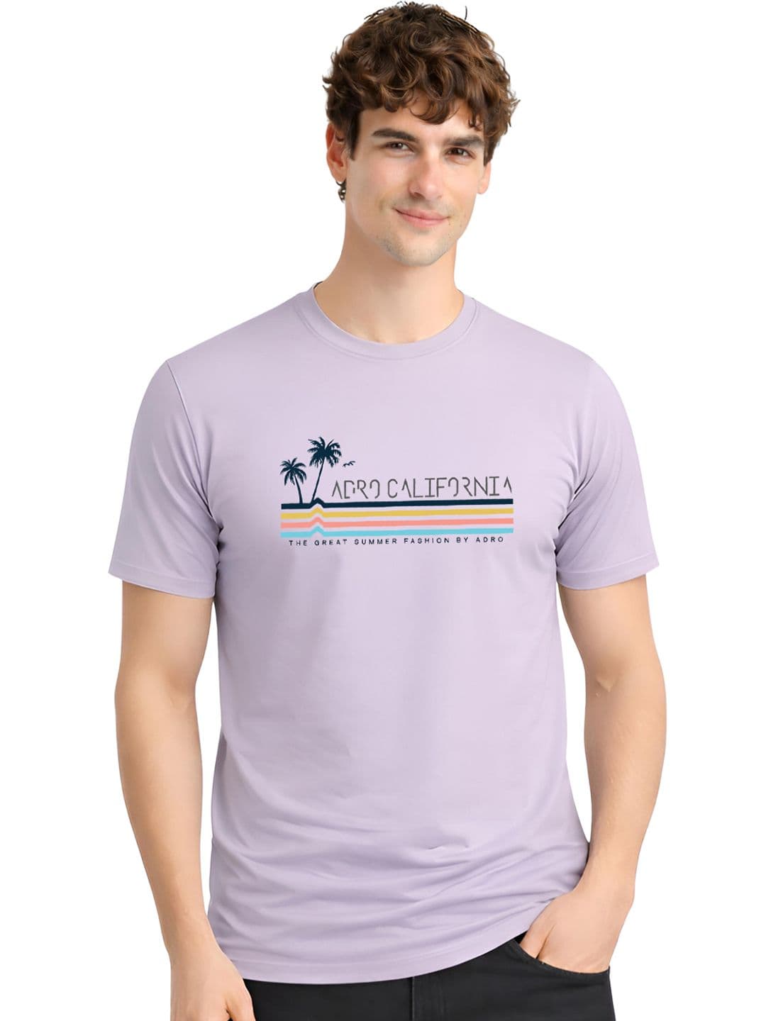 ADRO Men Typography Printed Tropical T-shirt - view 1