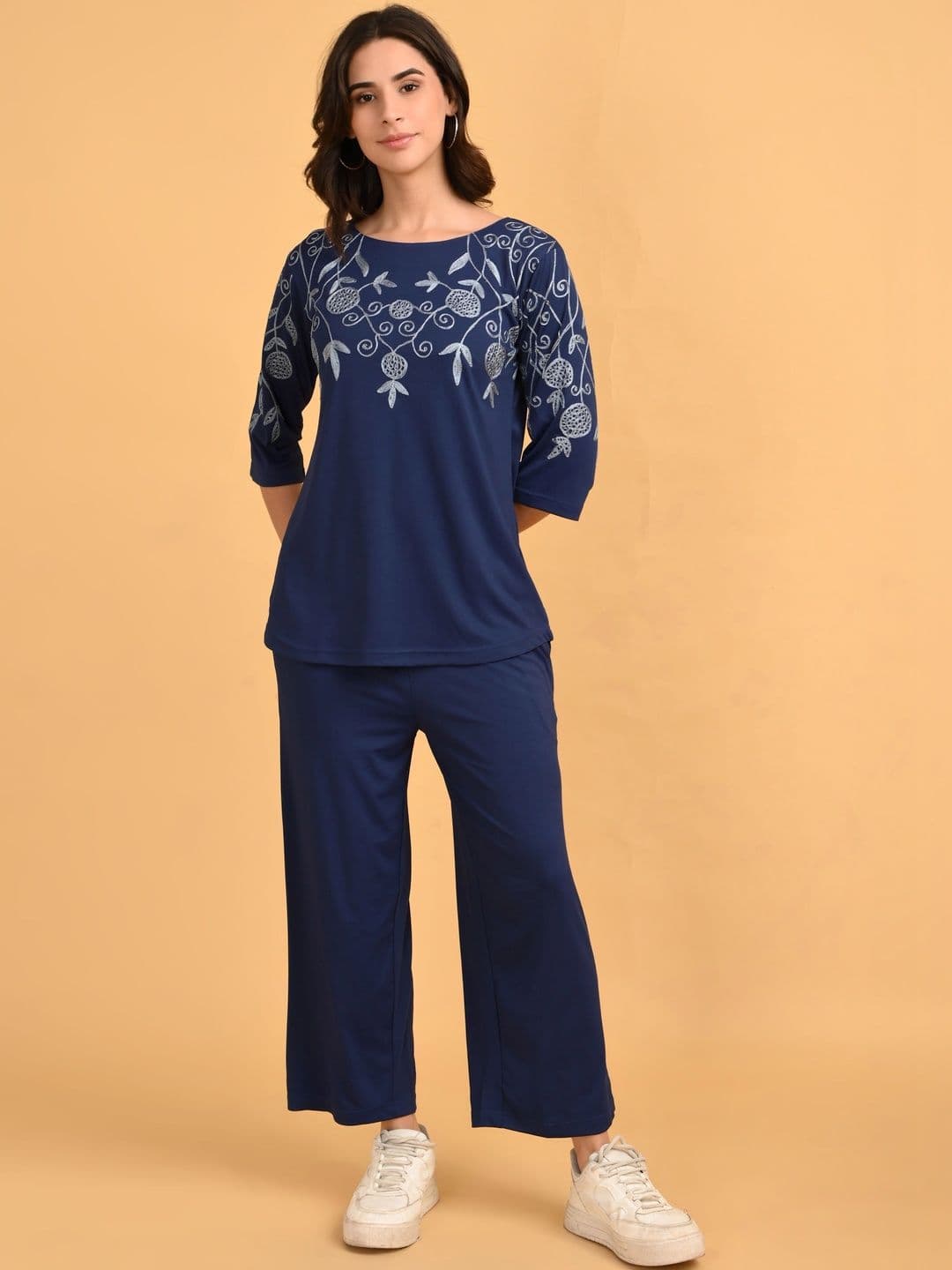 Minelli Printed Top with Palazzos - view 1