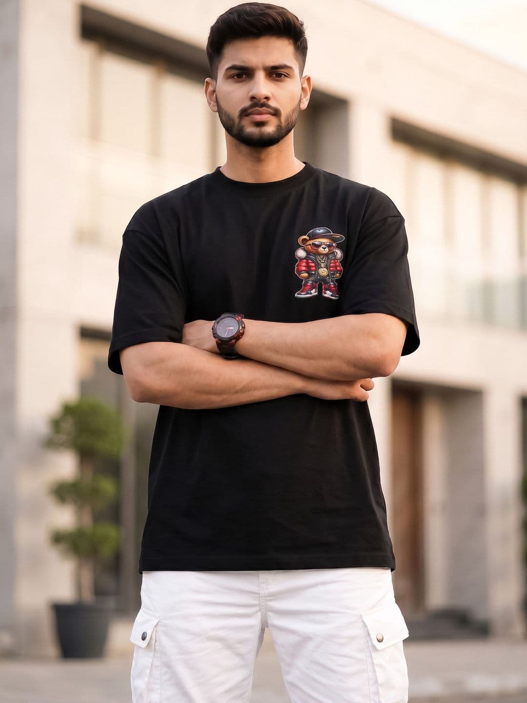 CHUGHZ Men Oversized Graphic T-shirt - view 1