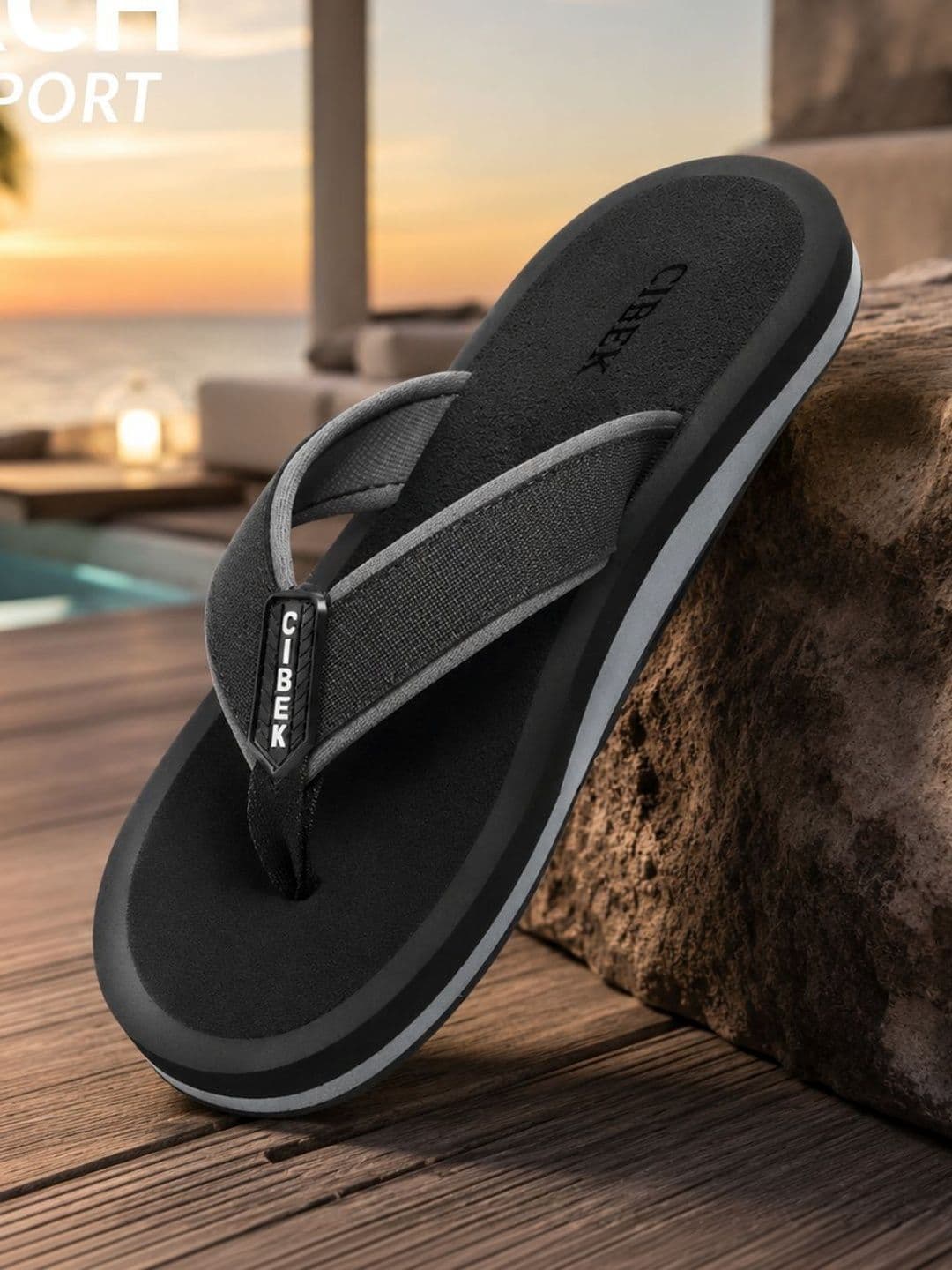 CIBEK Men Thong Flip-Flops - view 1