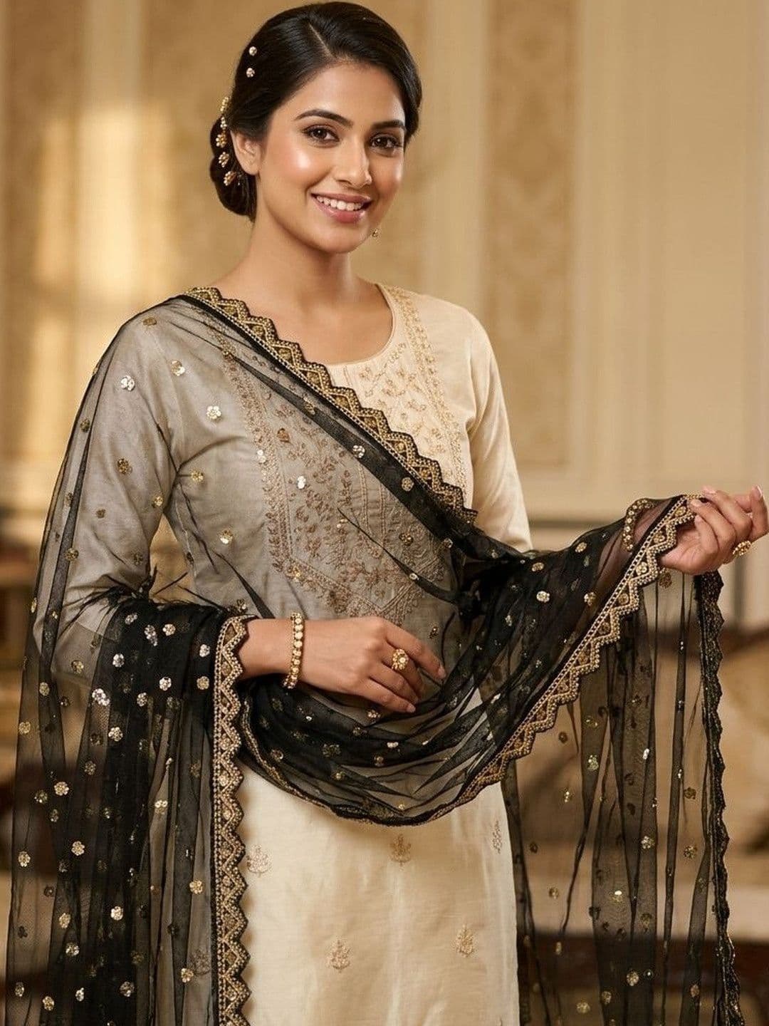 Navti Creations Embroidered Dupatta - view 1