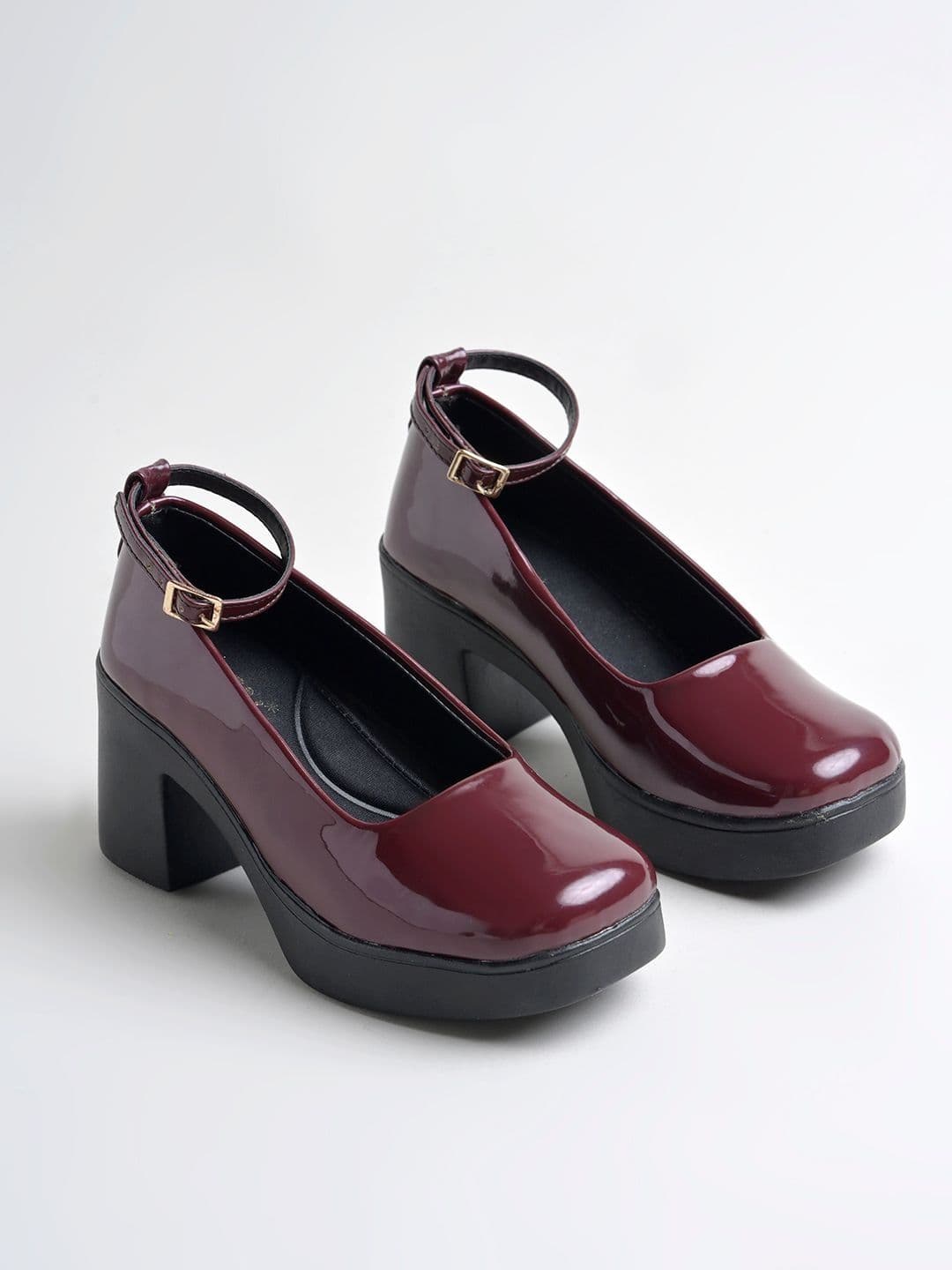 SZN Block Pumps with Buckles - view 1