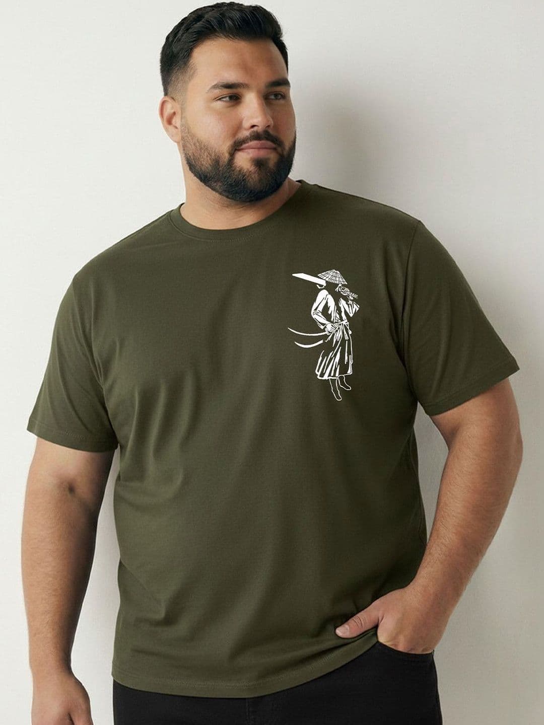 Toodle Plus Men Plus Size Cotton Printed T-shirt - view 1