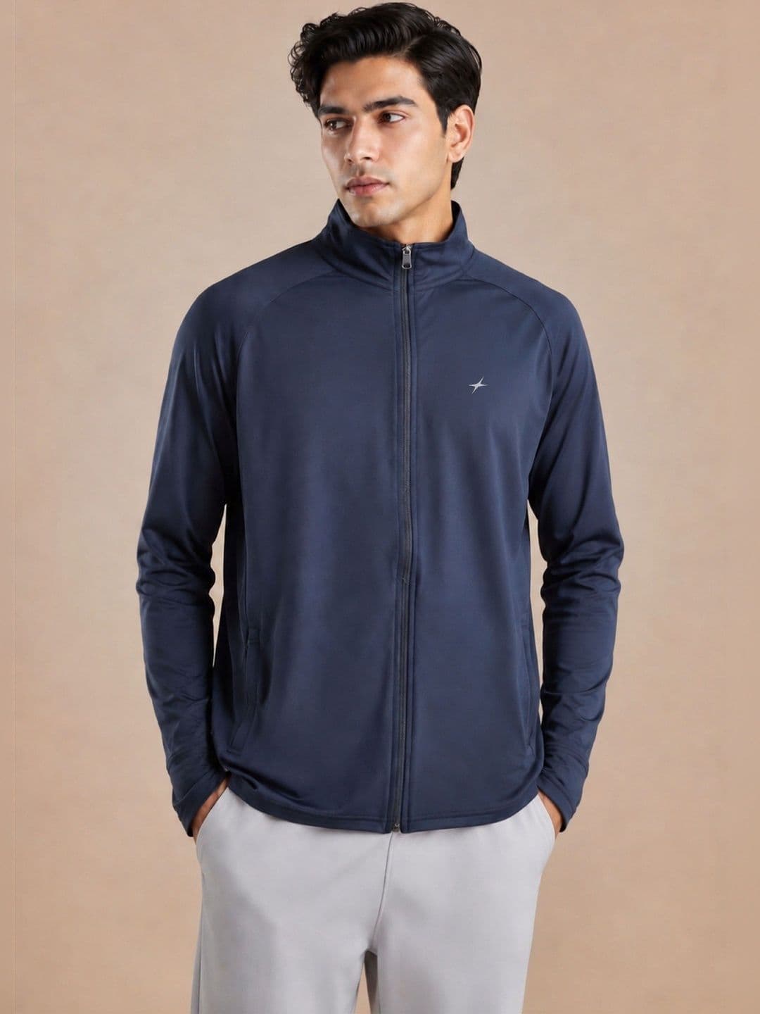Be Savage Men Lightweight Sporty UPF 50+ Sunscreen Ice Jacket - view 1