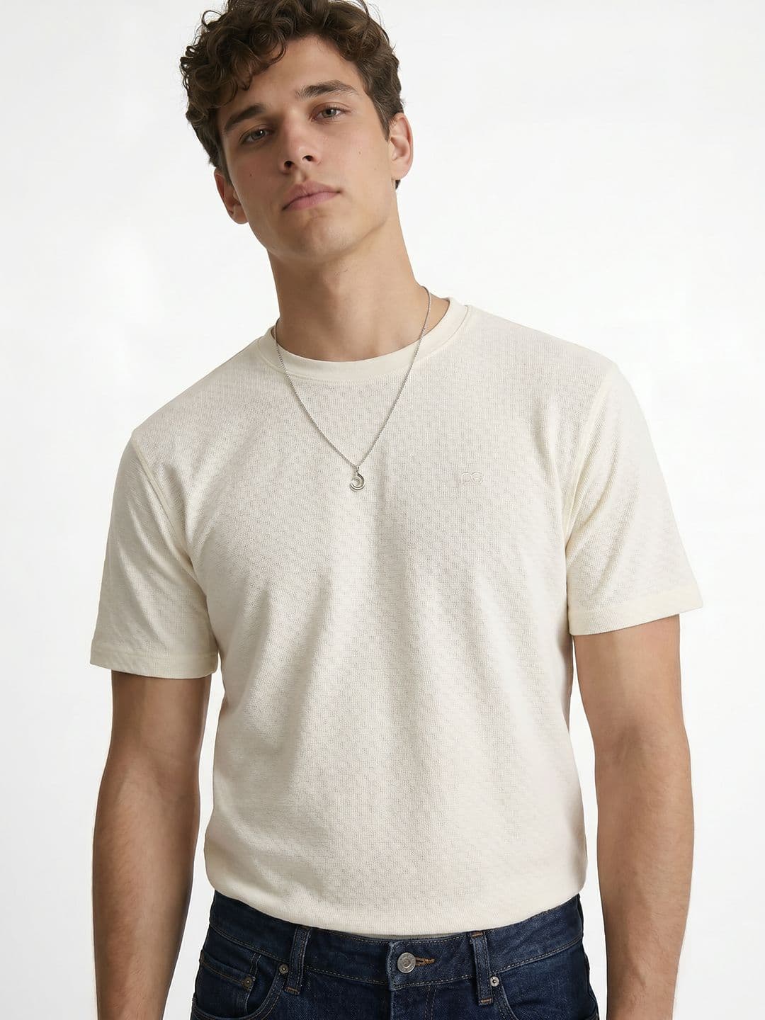 Peter England Round Neck T-shirt - view 1