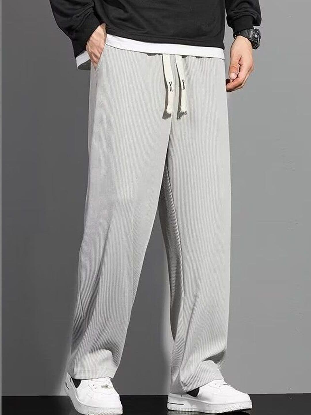 HERE&NOW Men Textured Trousers - view 1