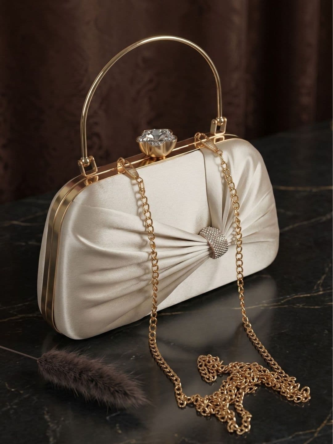 OSTY Textured Box Clutch - view 1