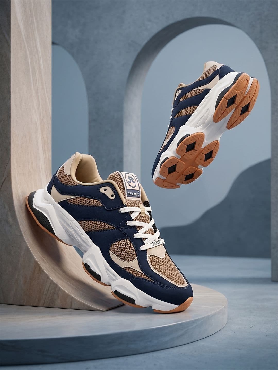 OFF LIMITS Men Colourblocked Sneakers - view 1