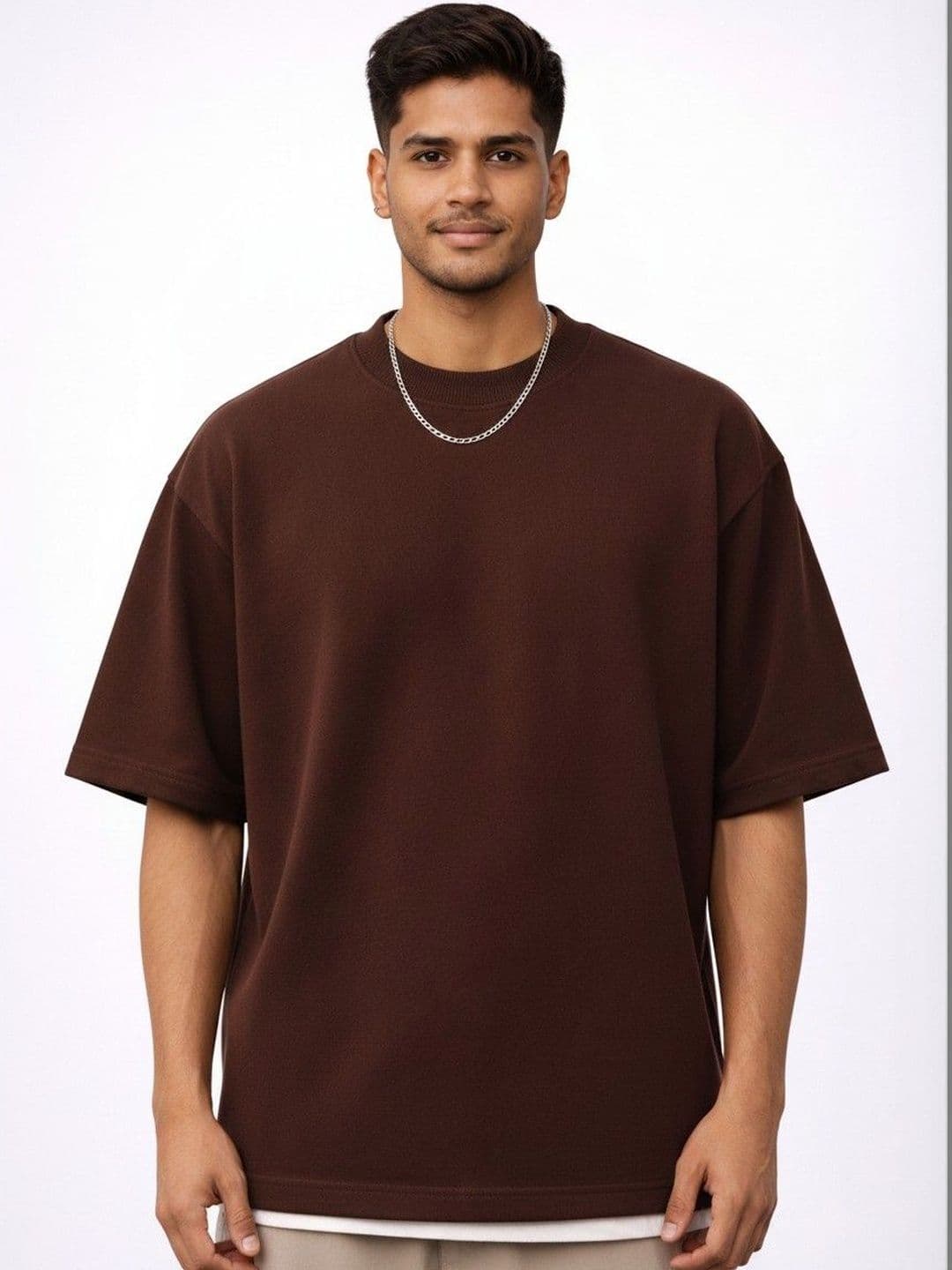 Moda Rapido Men Drop-Shoulder Sleeves Pure Cotton Anti Odour T-shirt - view 1