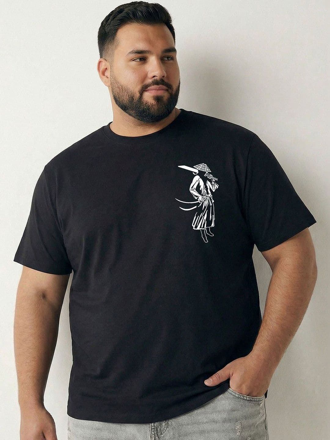 Toodle Plus Men Plus Size Cotton Printed T-shirt - view 1