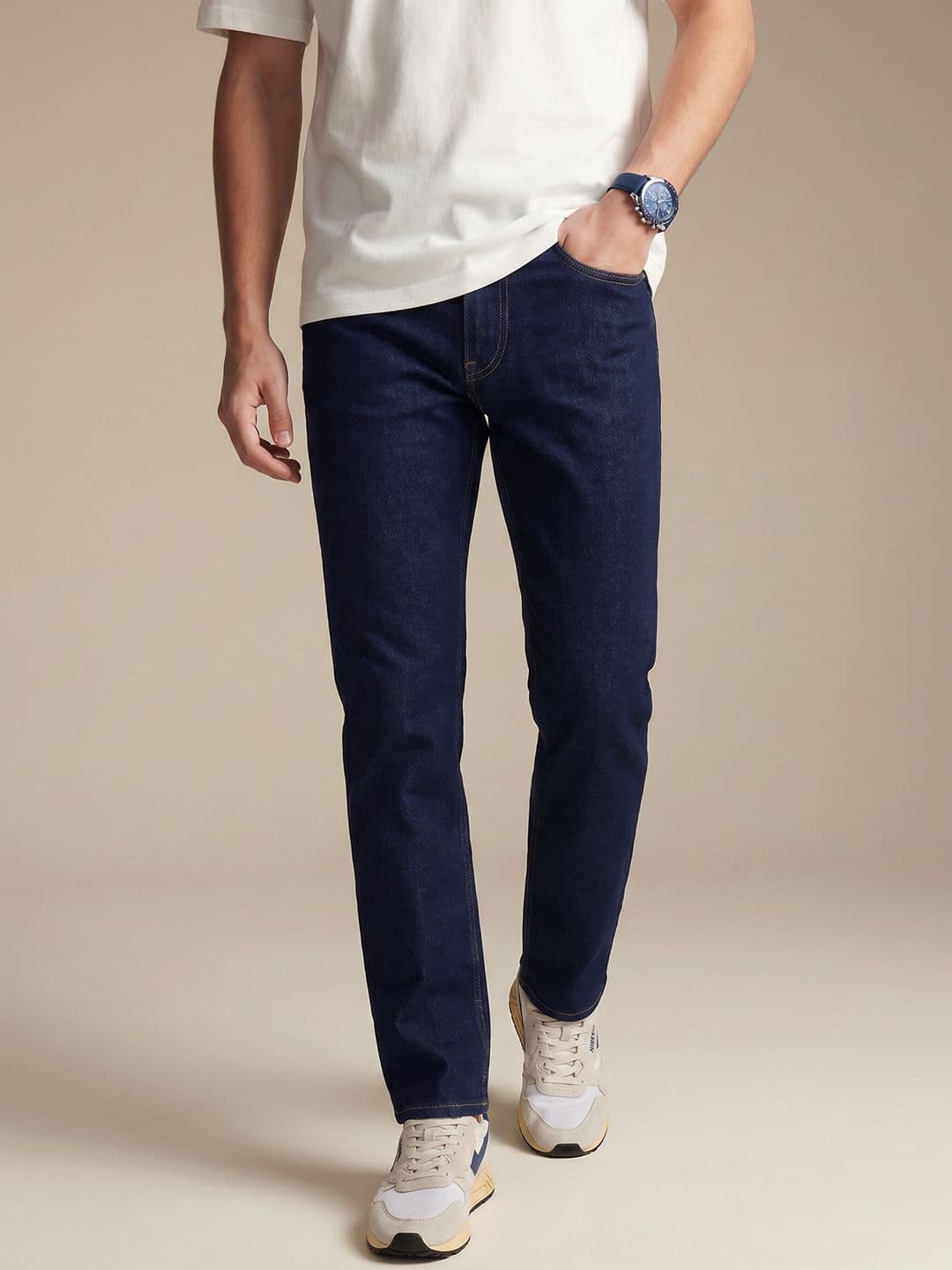 Being Human Men Straight Fit Stretchable Jeans - view 1