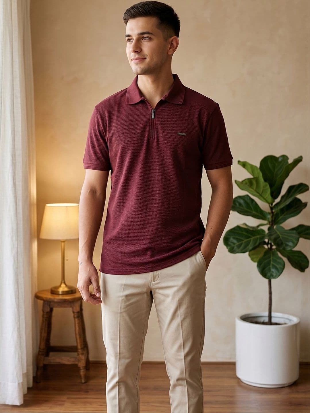 Force NXT Men Polo Collar Pockets T-shirt - view 1