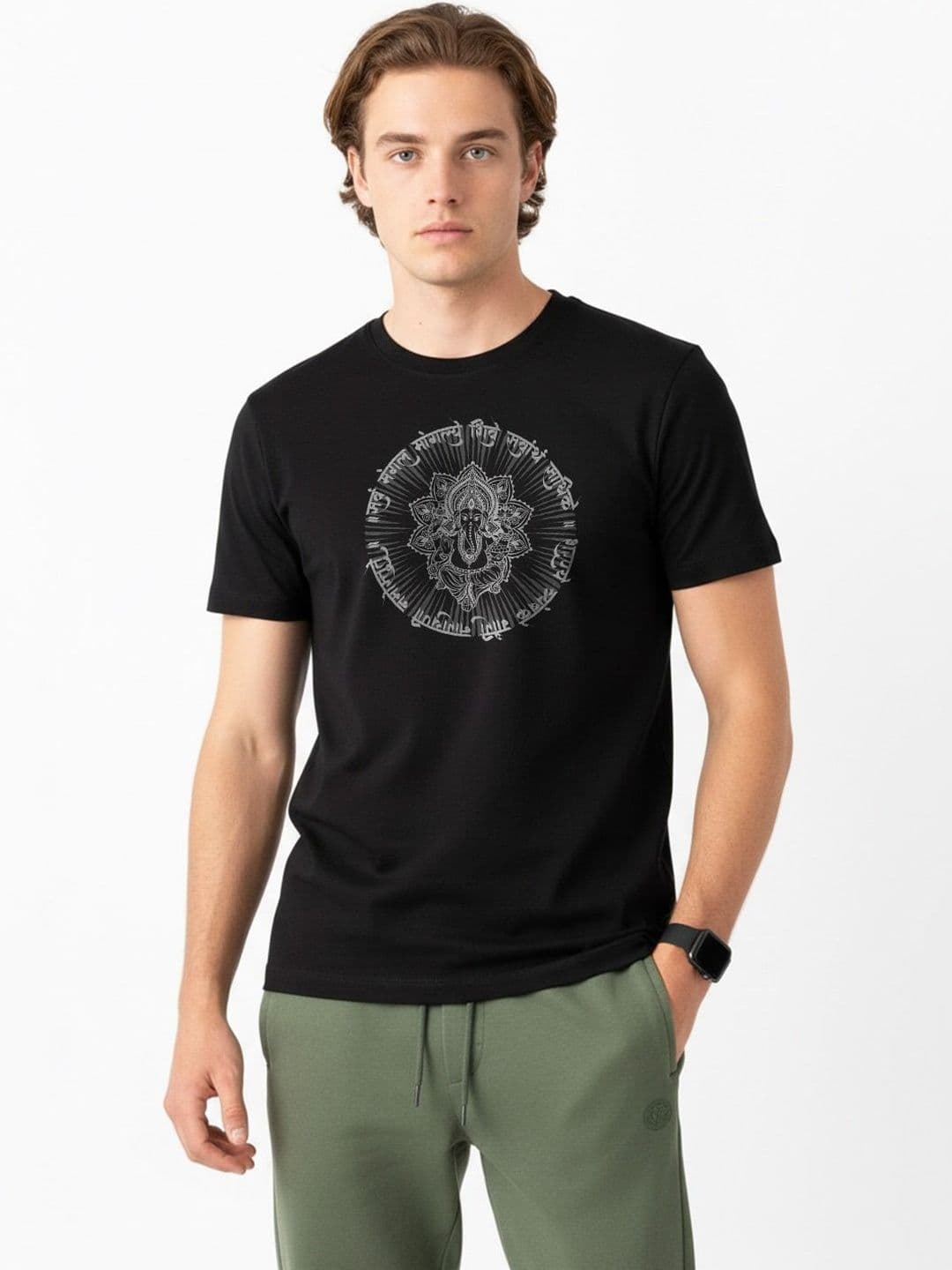 Organic Chics Men Printed Anti Odour T-shirt - view 1