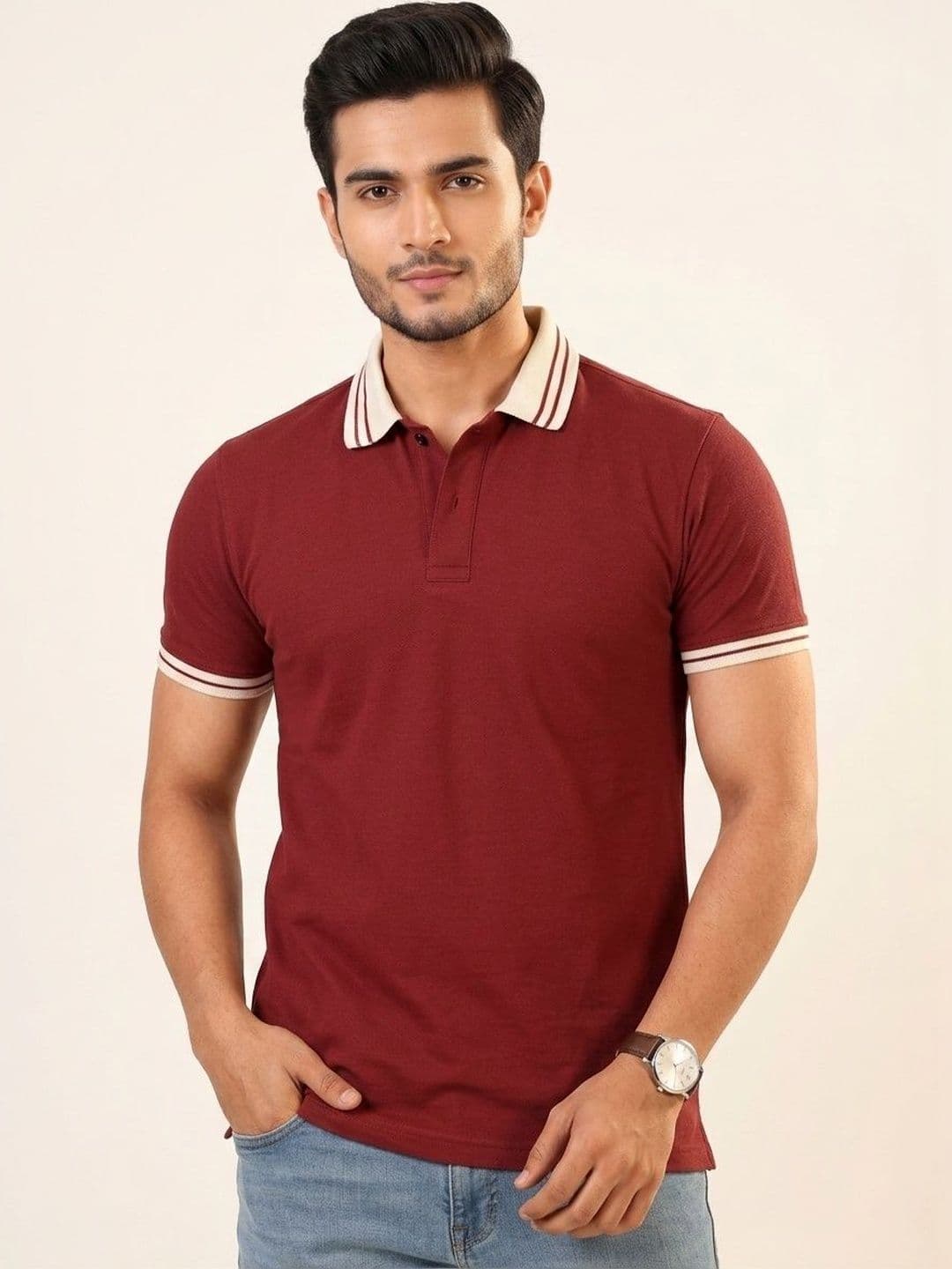 The Roadster Lifestyle Co Polo Collar Tshirts - view 1