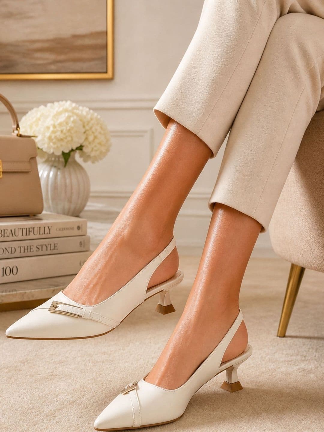 Chemistry Kitten Pumps with Buckles - view 1