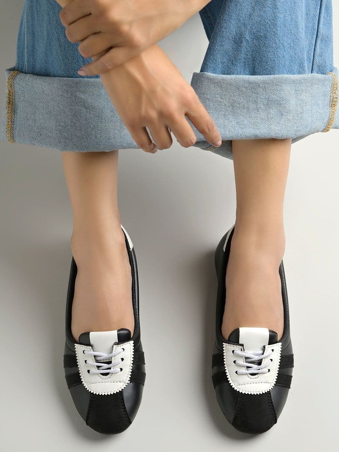 Shoetopia Round Toe Slip-On Ballerinas - view 1