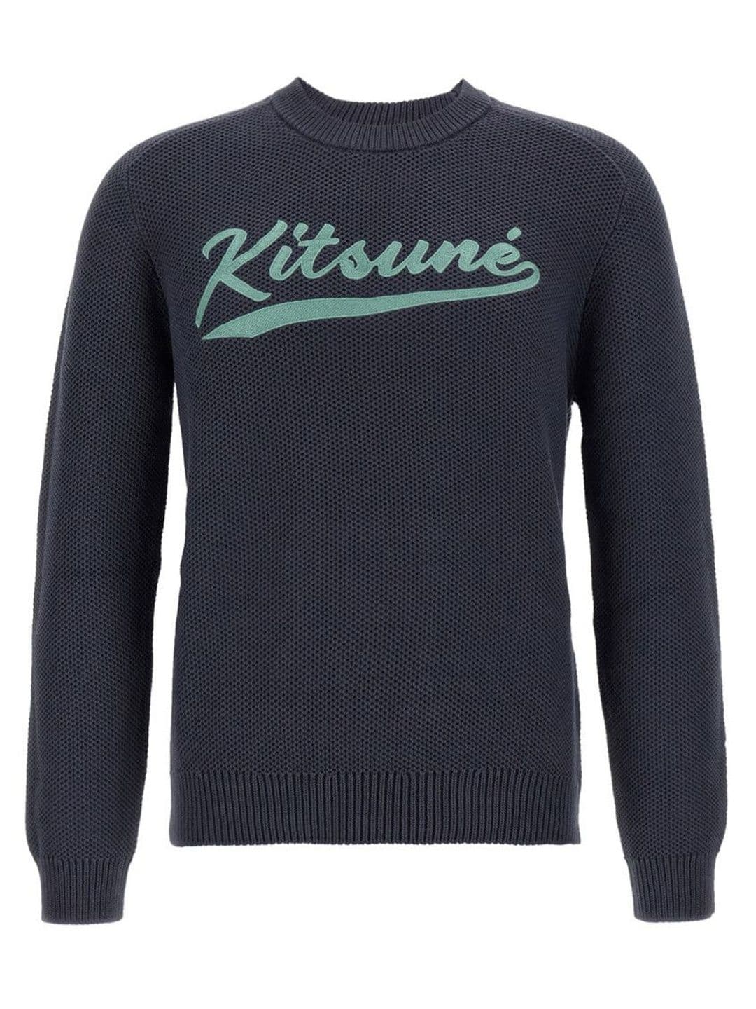 Maison Kitsune Grey Varsity sweater - view 1