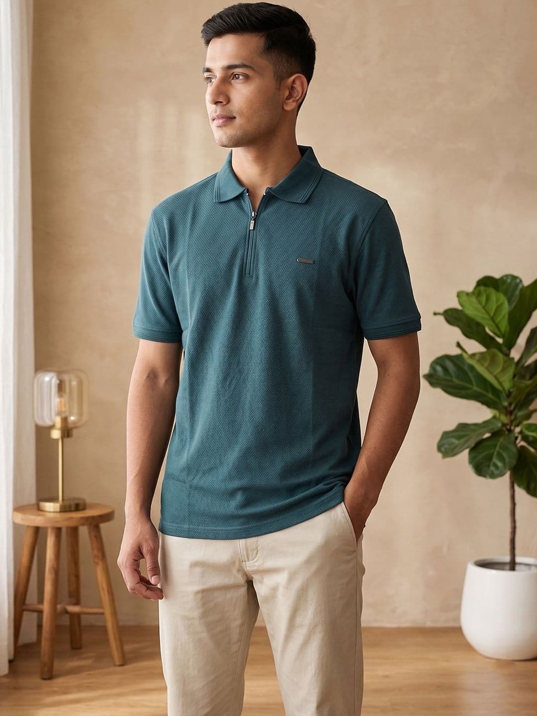 Force NXT Men Polo Collar Pockets T-shirt - view 1