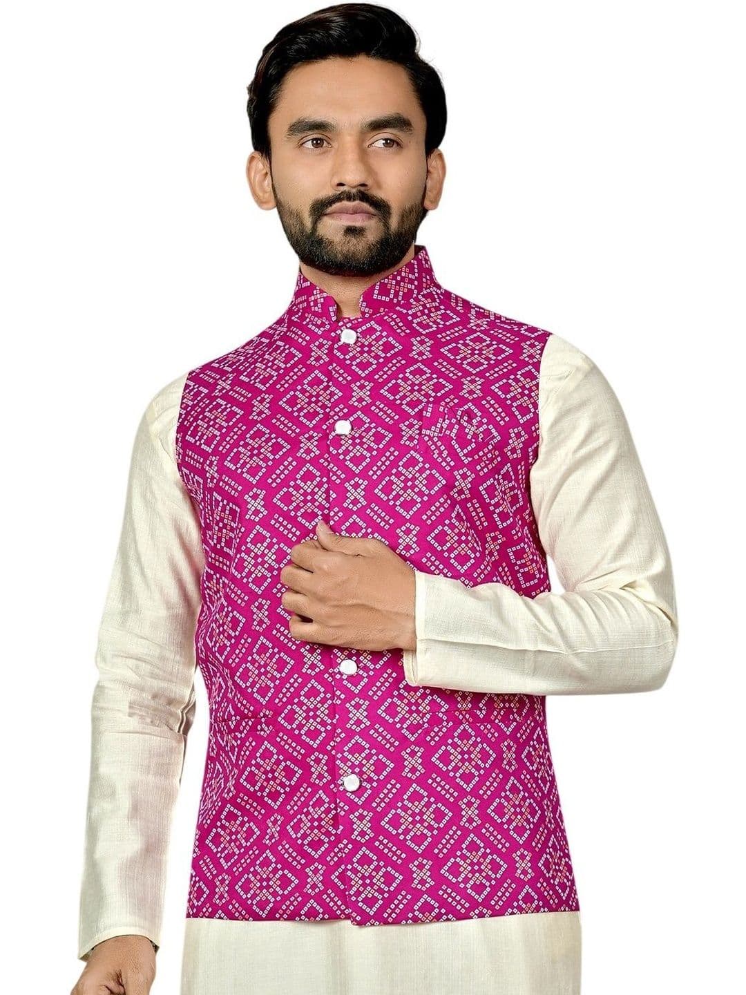 Leipzig Fashion Men Geometric Tailored Jacket - view 1