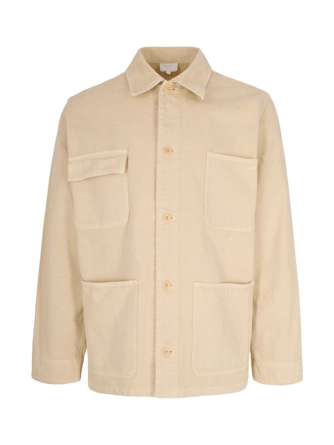 A.P.C. Natural Solid Shirt Collar Jacket - view 1