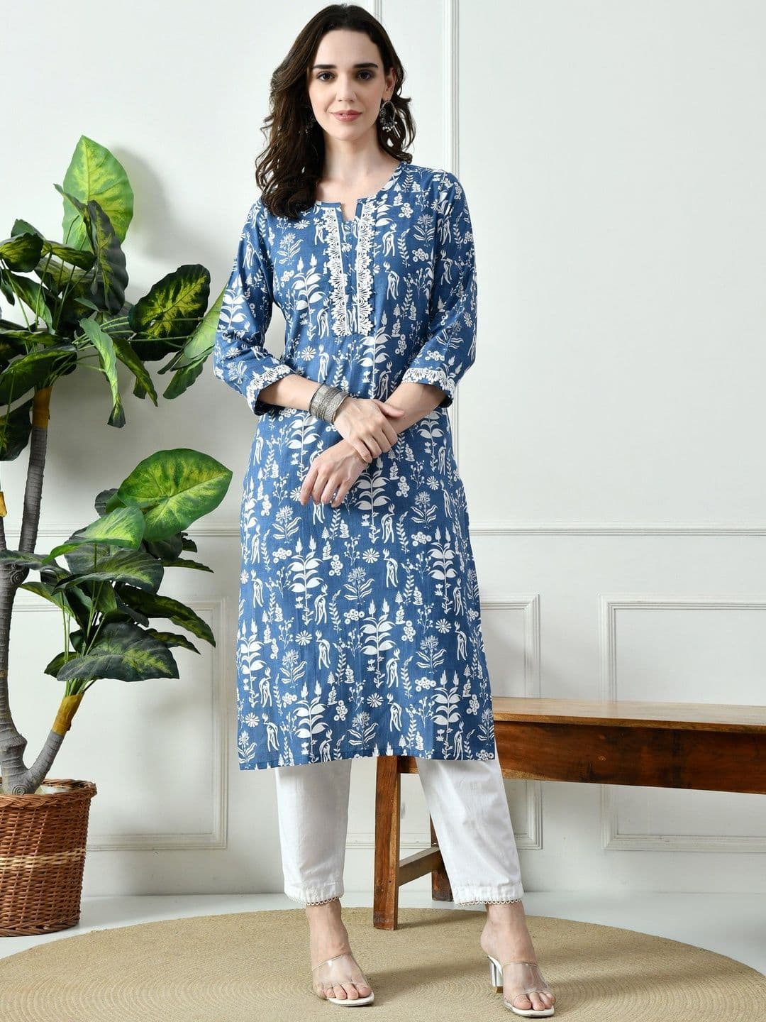 Moda Rapido Women Floral Printed Indie Prints Kurta - view 1