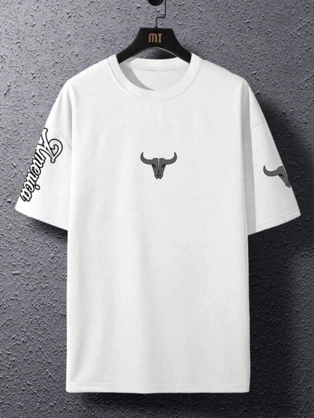 Good Sign Men Printed Drop-Shoulder Sleeves Boxy T-shirt - view 1