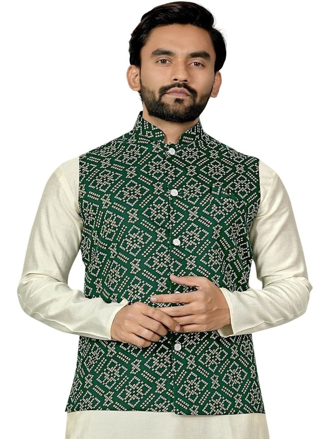Leipzig Fashion Men Geometric Tailored Jacket - view 1