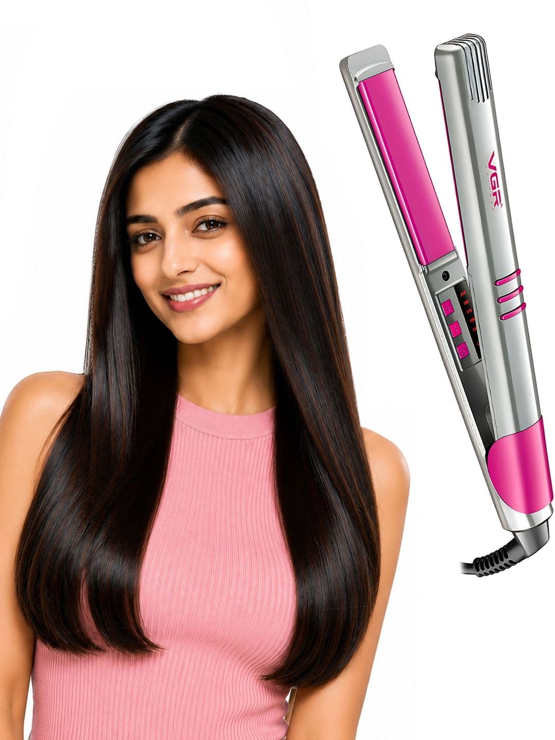 VGR V-580 Hair Straightener with Uniform Heat Technology & 5 Temp Settings 130C-210C - view 1