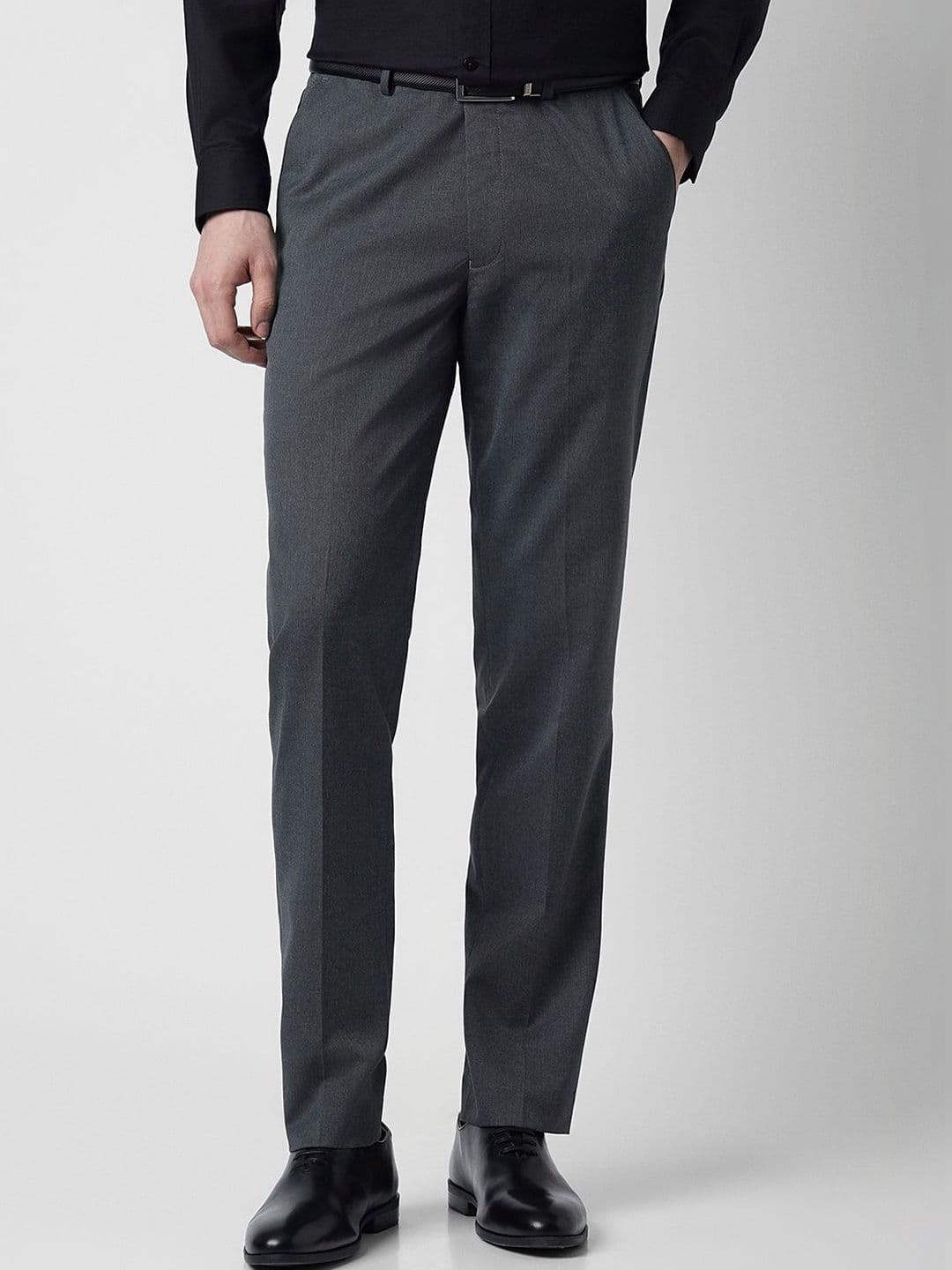 Peter England Men Slim Fit Trousers - view 1