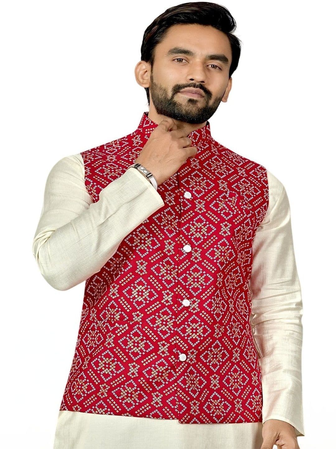 Leipzig Fashion Men Geometric Tailored Jacket - view 1