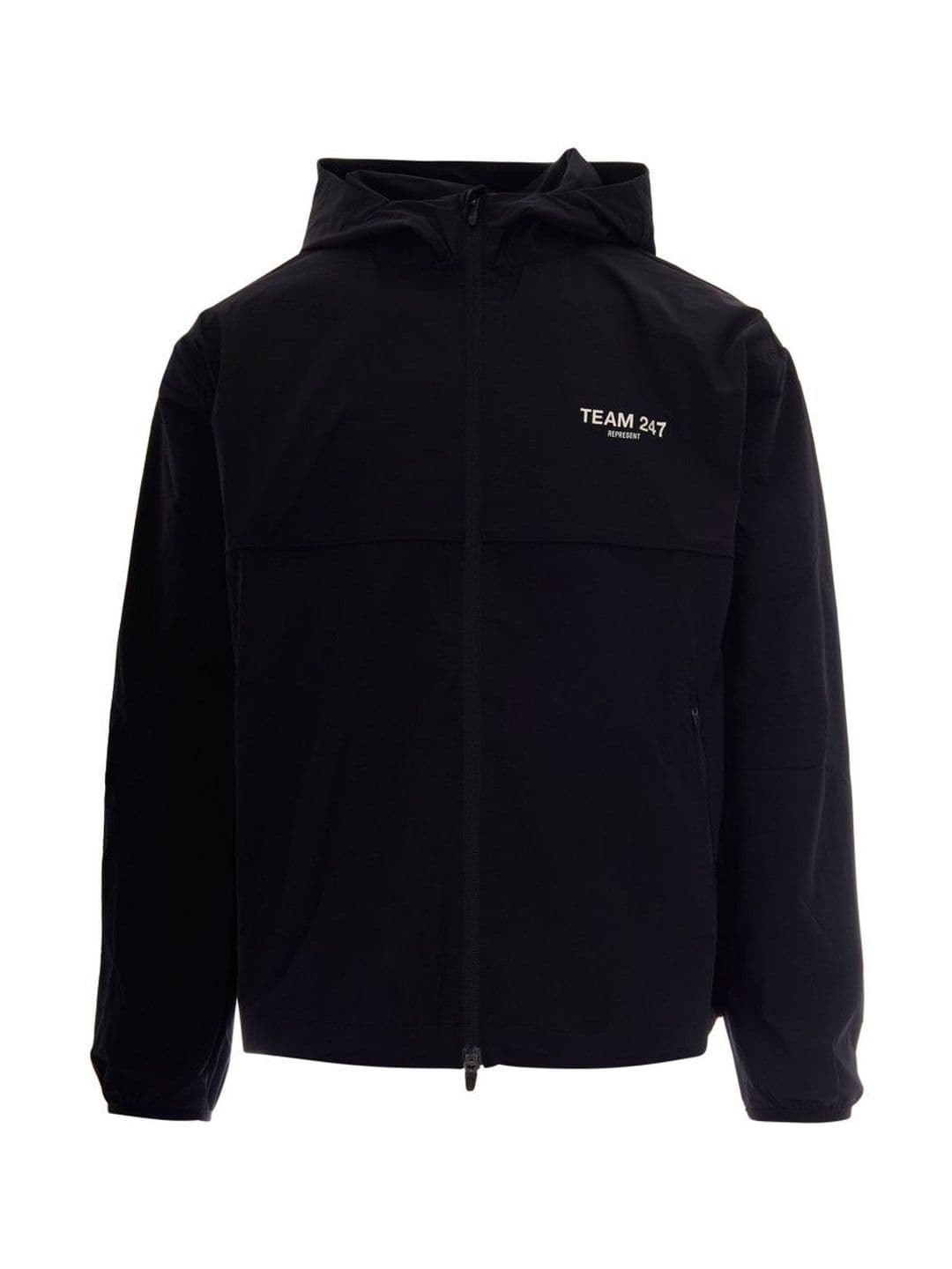 Represent Men Black Logo Hood Jacket - view 1