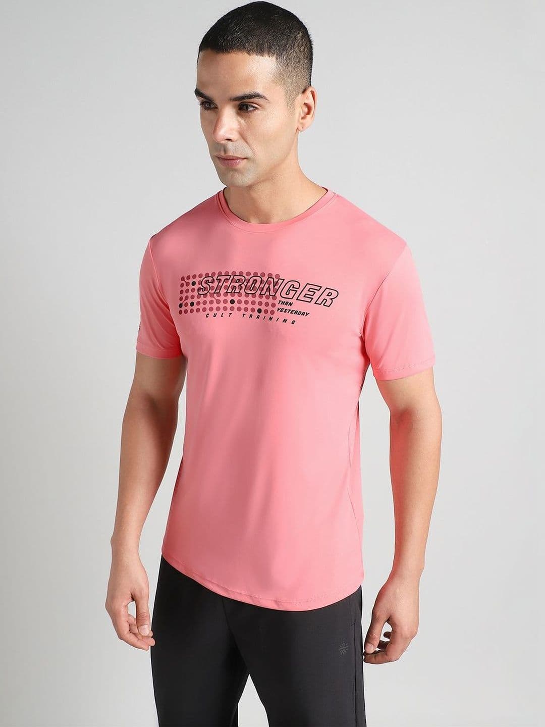 CULT Men Peach Train Stronger T-Shirt - view 1