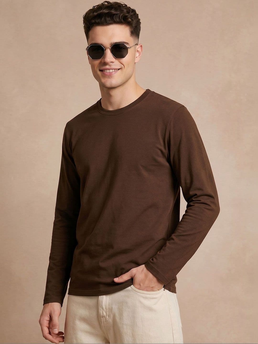 VEIRDO Men Pure Cotton T-shirt - view 1
