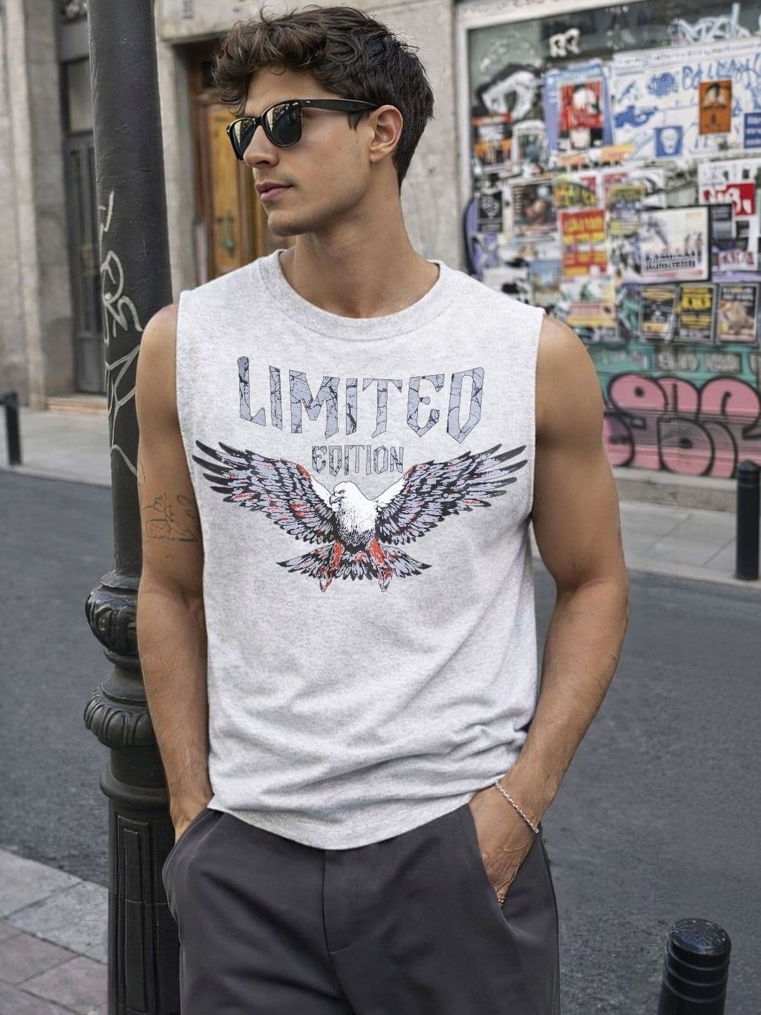 MODA RAPIDO X FITNESS EXCHANGE Men Printed T-shirt - view 1