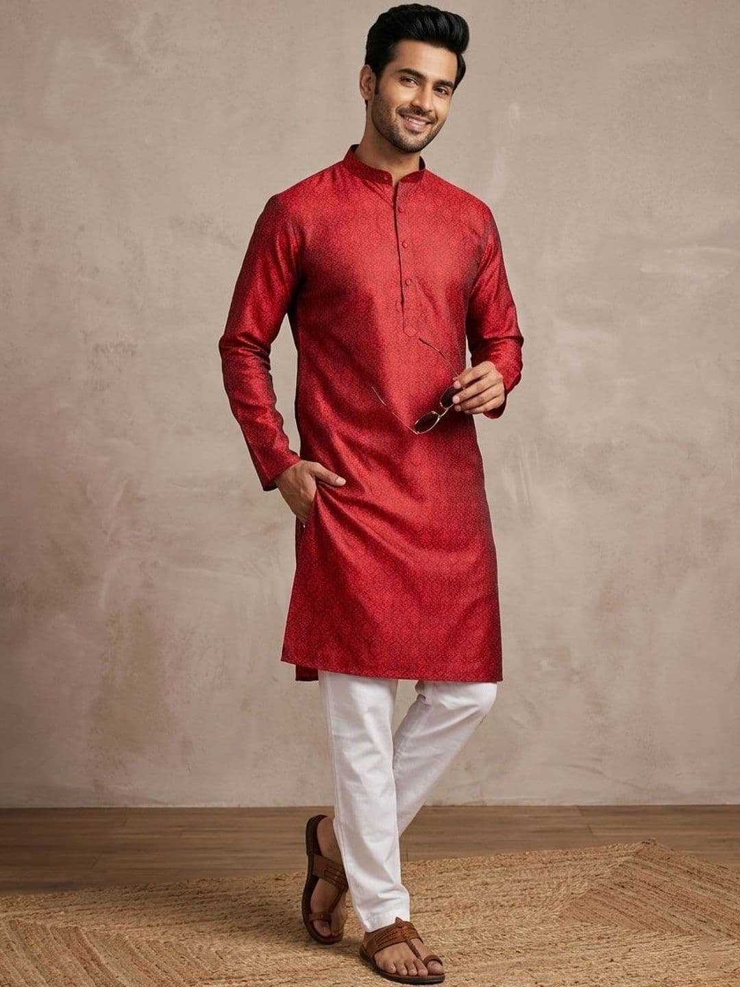 DEVOILER Men Kurta - view 1