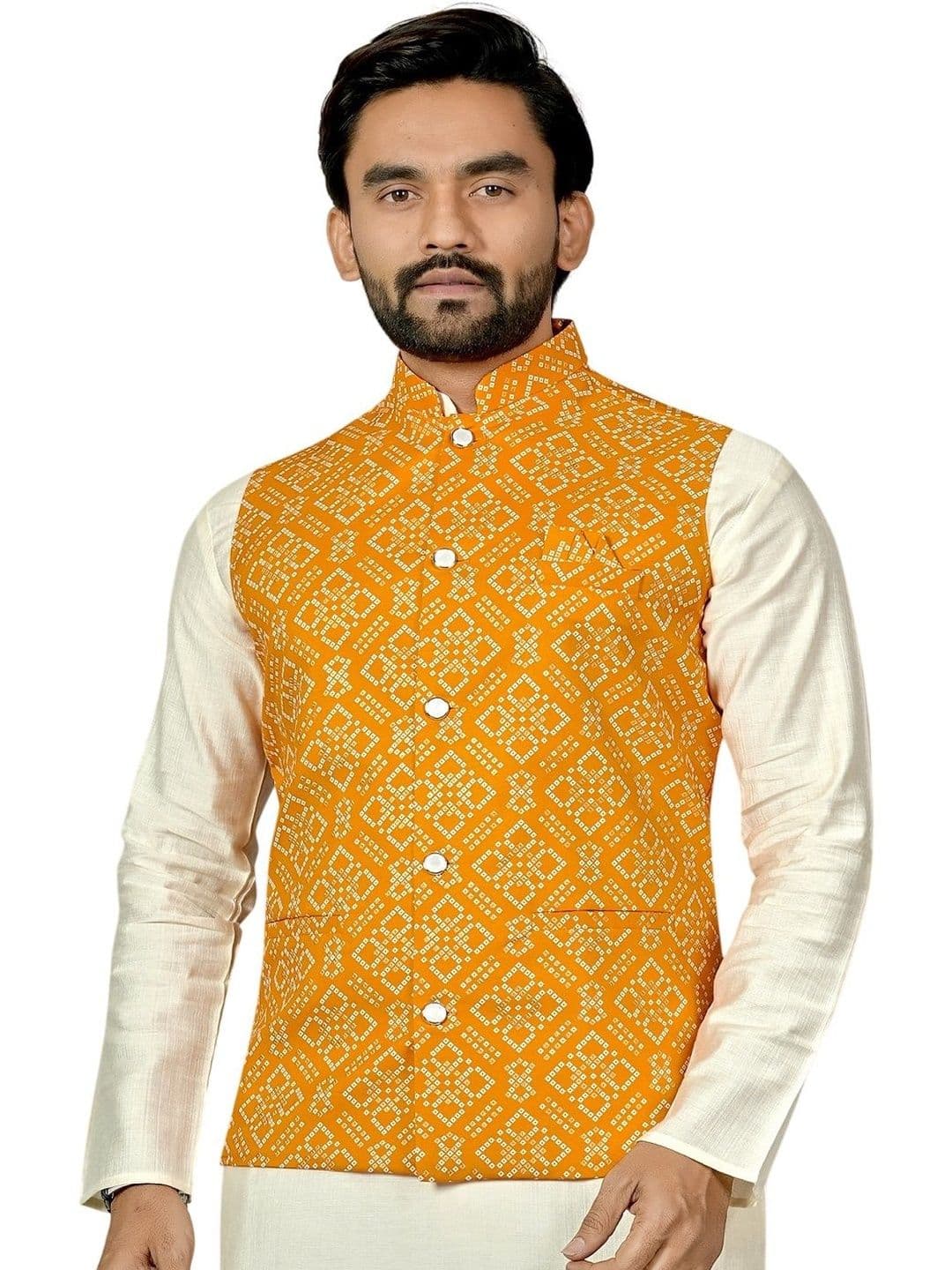 Leipzig Fashion Men Geometric Tailored Jacket - view 1