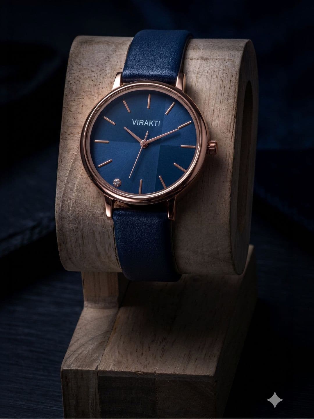 VIRAKTI Women Dial & Leather Straps Analogue Watch SAT-05-BLUE VIR - view 1