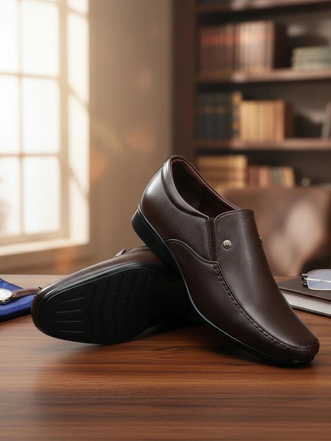 ALSTOM Men Textured PU Loafers - view 1