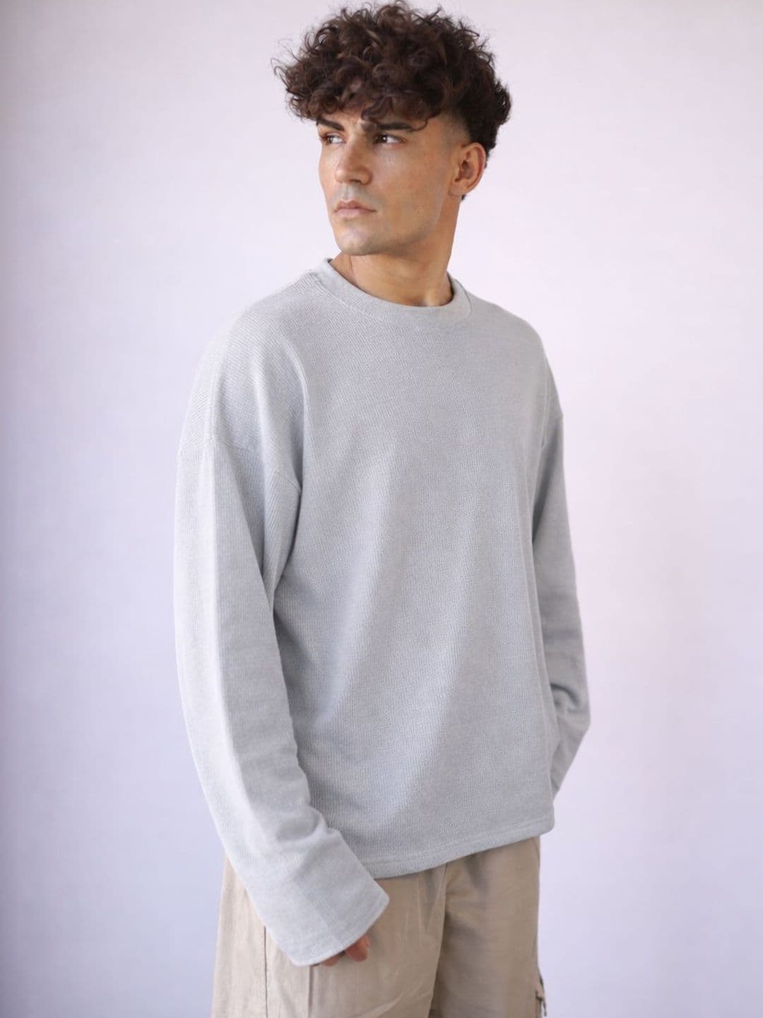 BDSQUARE Men Drop-Shoulder Sleeves Boxy T-shirt - view 1